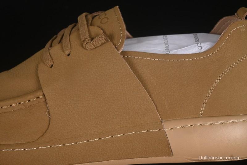 ECCO AT.KOLLEKTIVE Unisex Slip-On Kangaroo Leather Casual Shoes with Norwegian Welt Construction - 63673101002