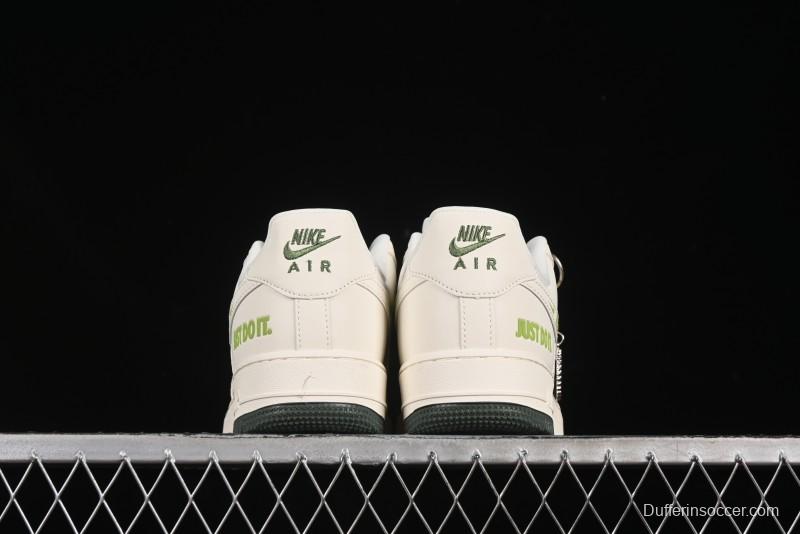 Nike Air Force 1'07 Low Just Do It Casual Sneakers with Full-Length Air Cushion - DF0188-056
