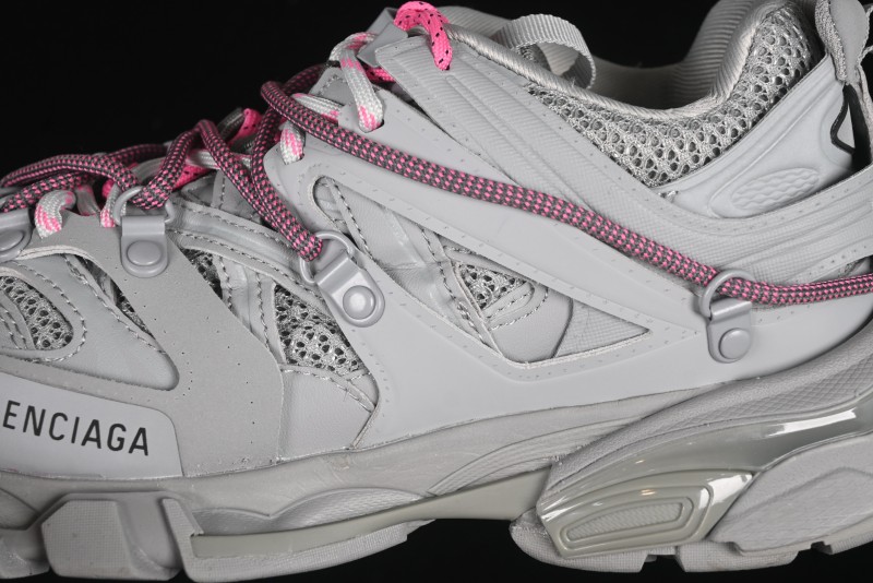 Balenciaga Track Sneaker Tess s.Gomma Res BI ALV/TIS EFF NUBUK/TIS E Waterproof Running Shoes - WTRHK1013