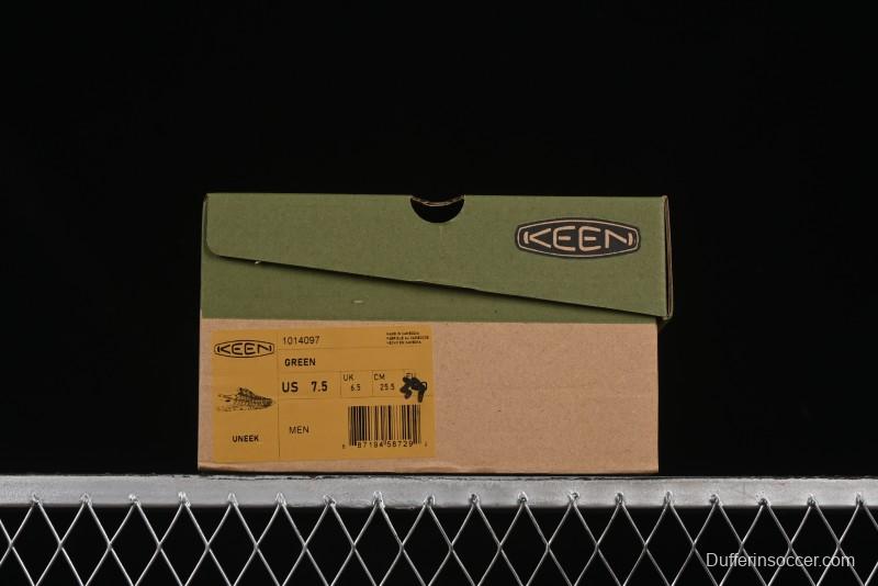 Keen Uneek Flat-M Woven Elastic Strap Outdoor Water Sports Sandals - 1014097