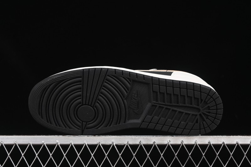 Nike Air Jordan 1 Low AJ1 Retro Casual Sneakers in Black White Grey - IH0649-021