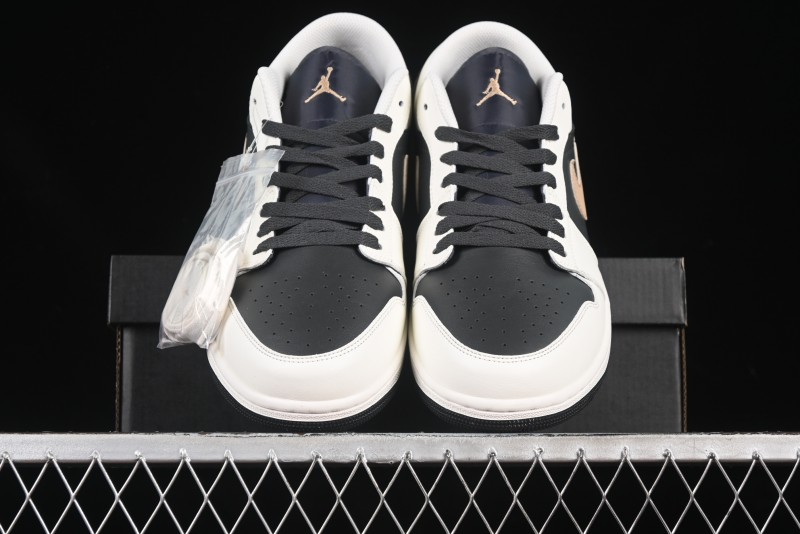 Nike Air Jordan 1 Low AJ1 Retro Casual Sneakers in Black White Grey - IH0649-021