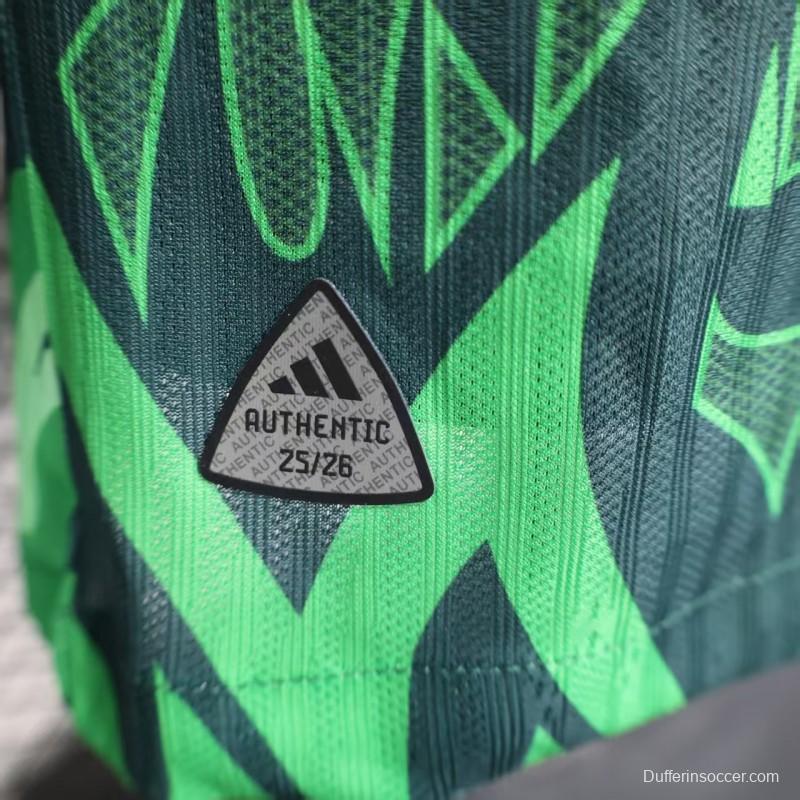 Player Version 25/26 Liverpool Green with Dragon Pattern Jersey