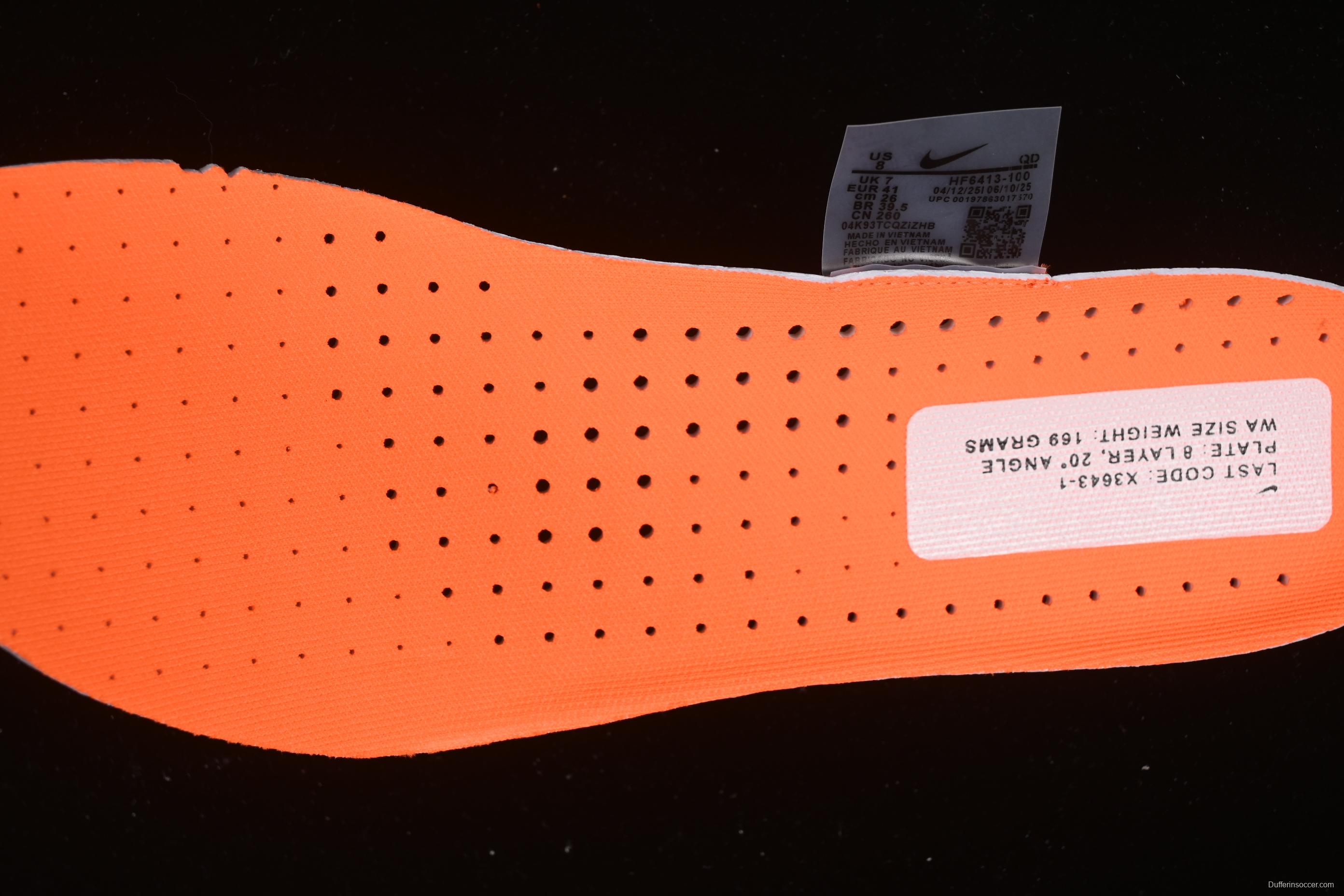 Nike ZoomX Vaporfly NEXT% 4 Marathon Series Road Racing Ultra-Light Cushion Running Shoes - HF6413-100