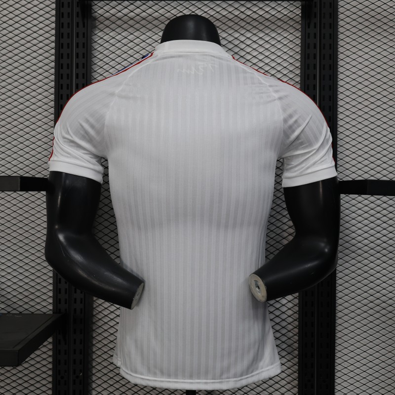 Player Version 25/26 Olympique Lyon 75 Year Anniversary White Jersey