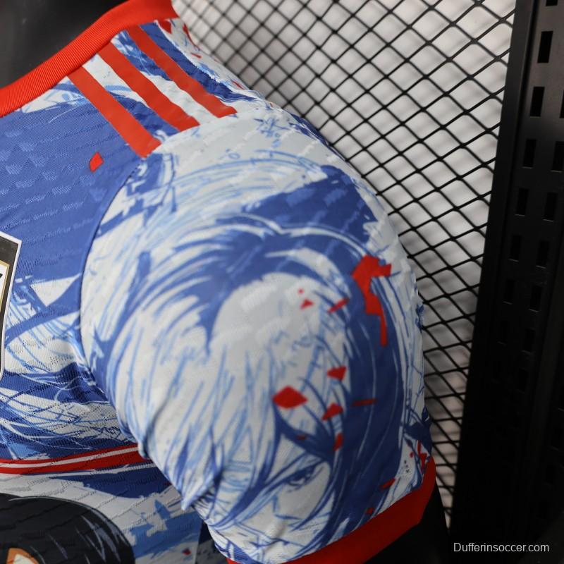 Player Version Japan National Team Special Edition Attack on Titan Mikasa Ackerman Anime Collaboration Jersey
