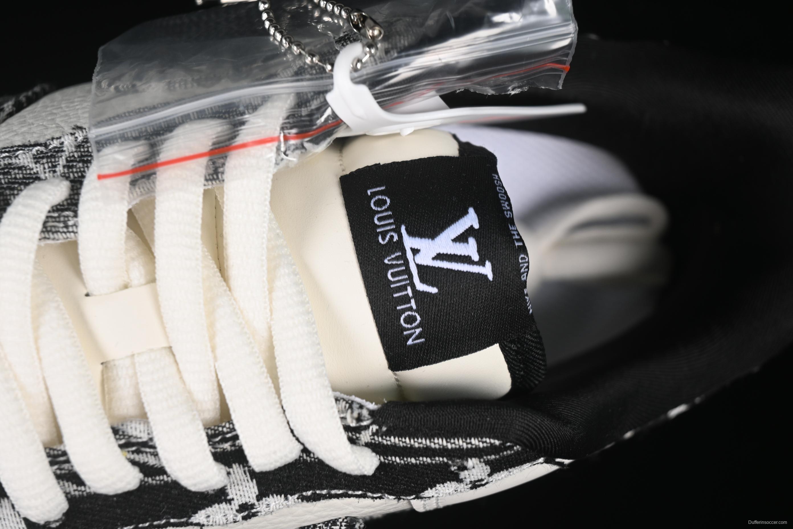 Nike Air Force 1 '07 Low LV Collaboration Grey Black Denim Casual Sneakers - SC9207-539