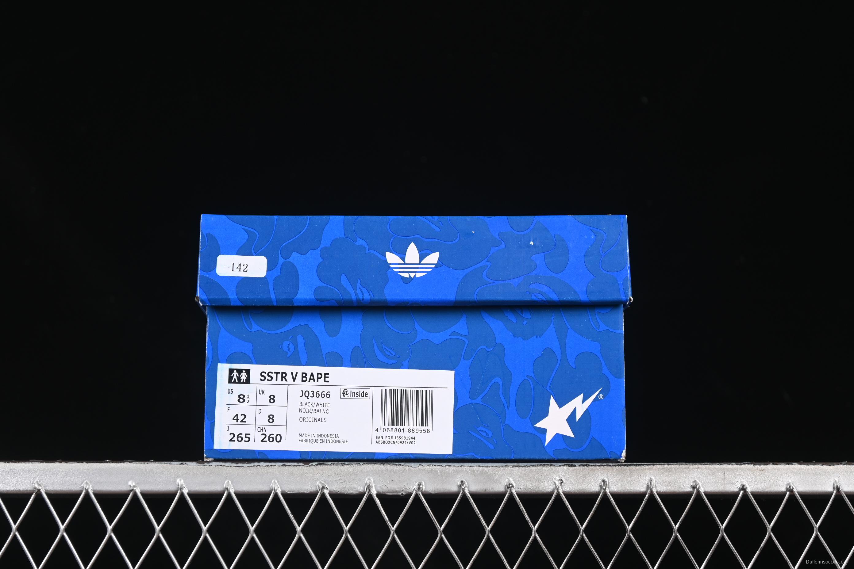 Bape x Adidas Superstar Shell Toe Casual Sneakers - JQ3666