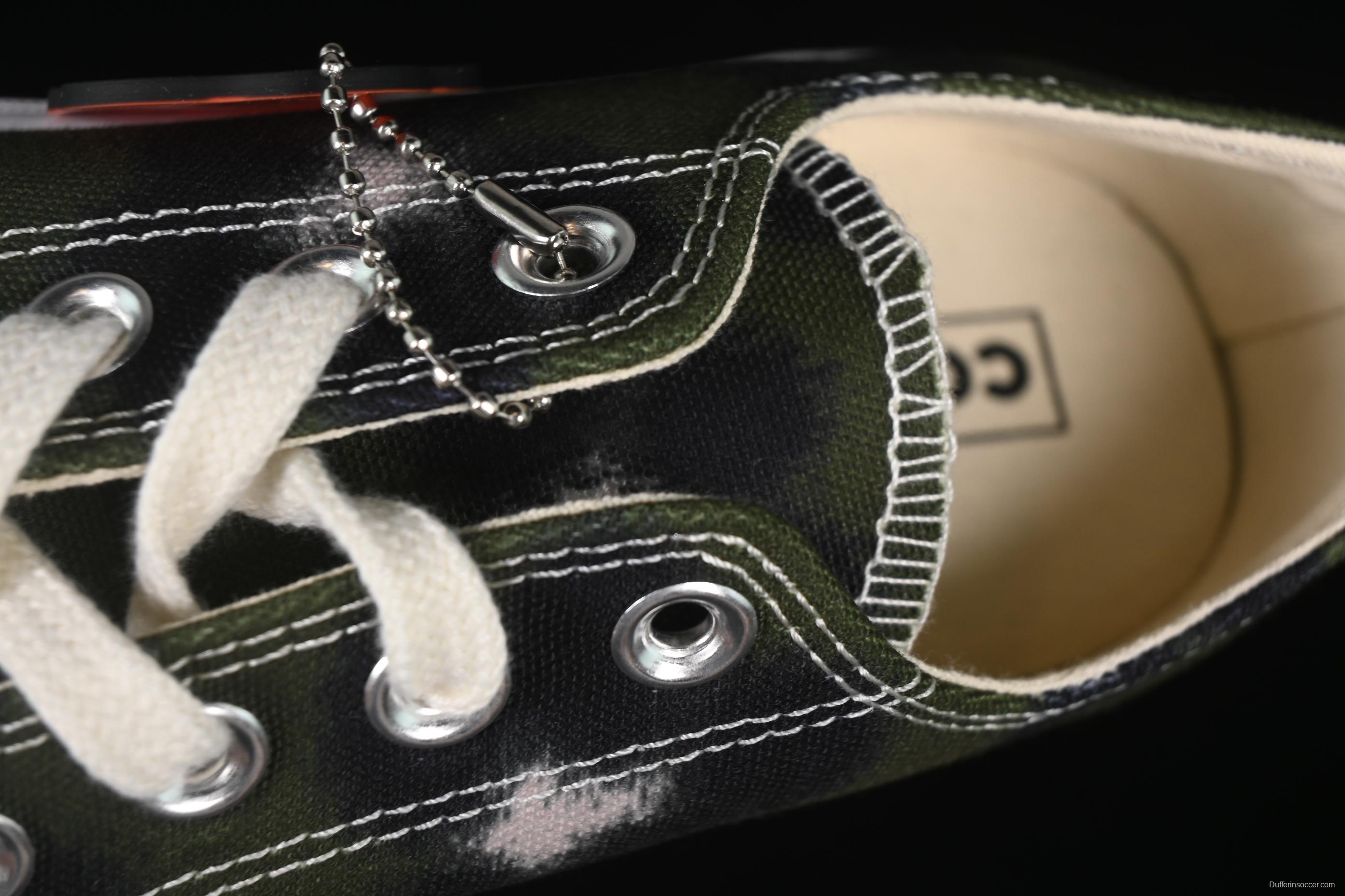 Kenzo Chuck Taylor Ox Hana Leopard Cypress Low Top Casual Sneakers - A16291C