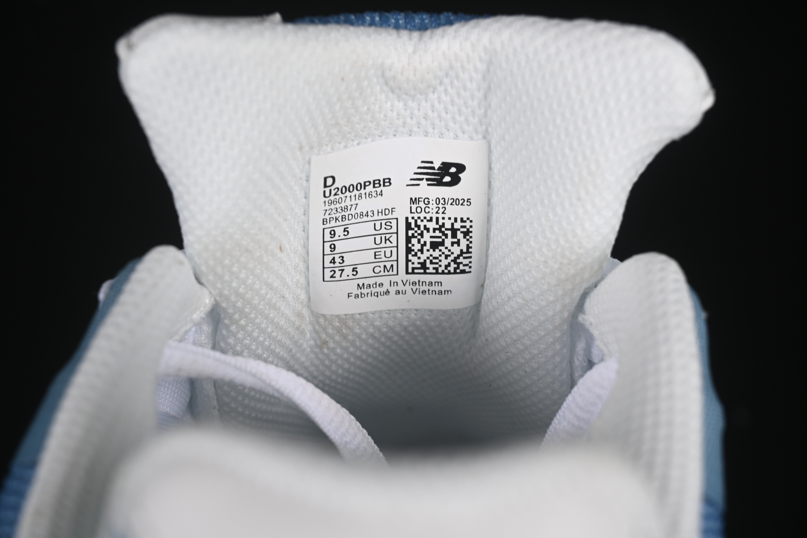 New Balance 2000 Series Retro Dad Style Casual Running Shoes - U2000PBB