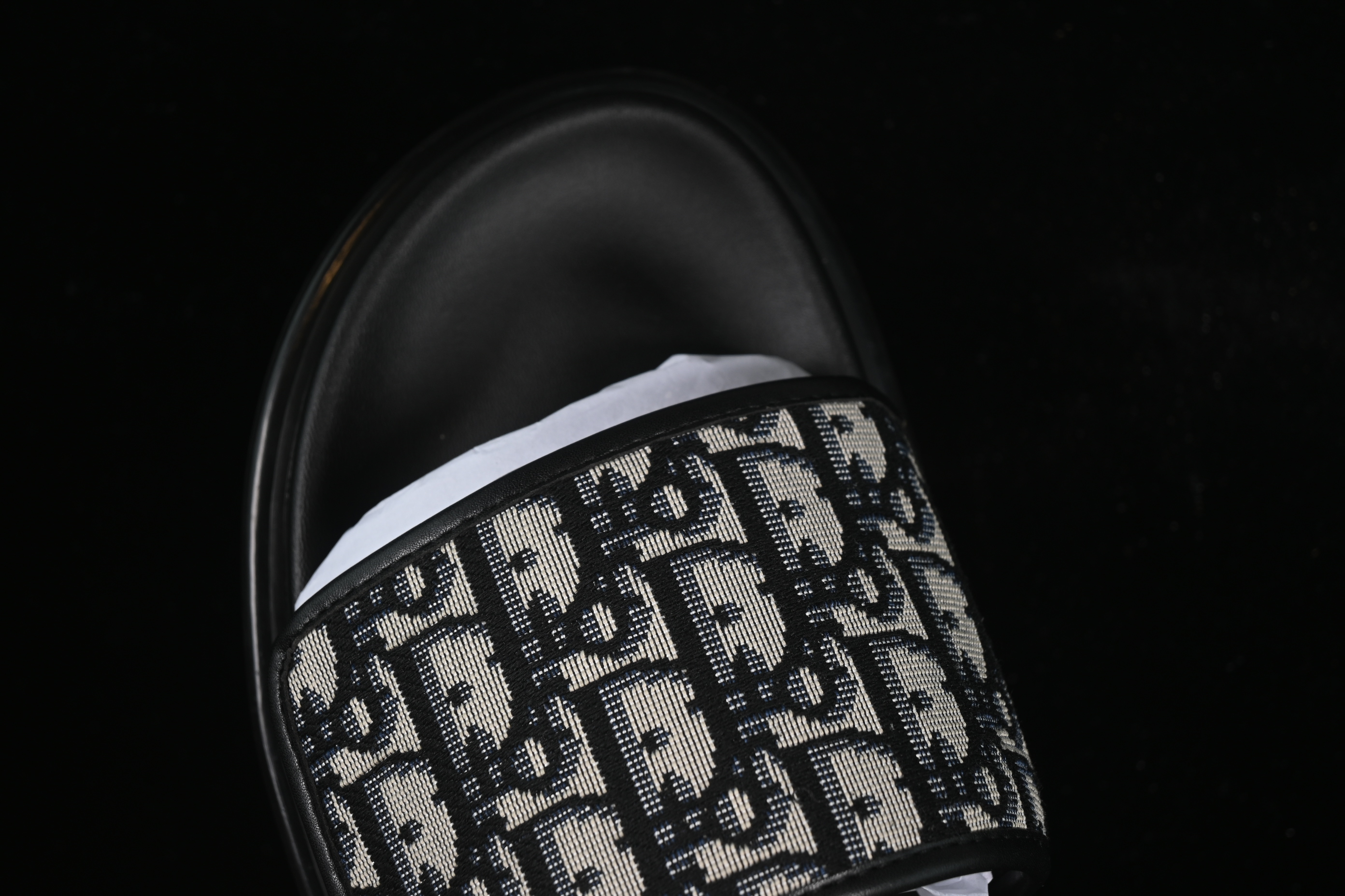 Dior Aqua Summer Men's Platform Casual Sandals with Oblique Print and Leather Accents - 3SA126ZSA