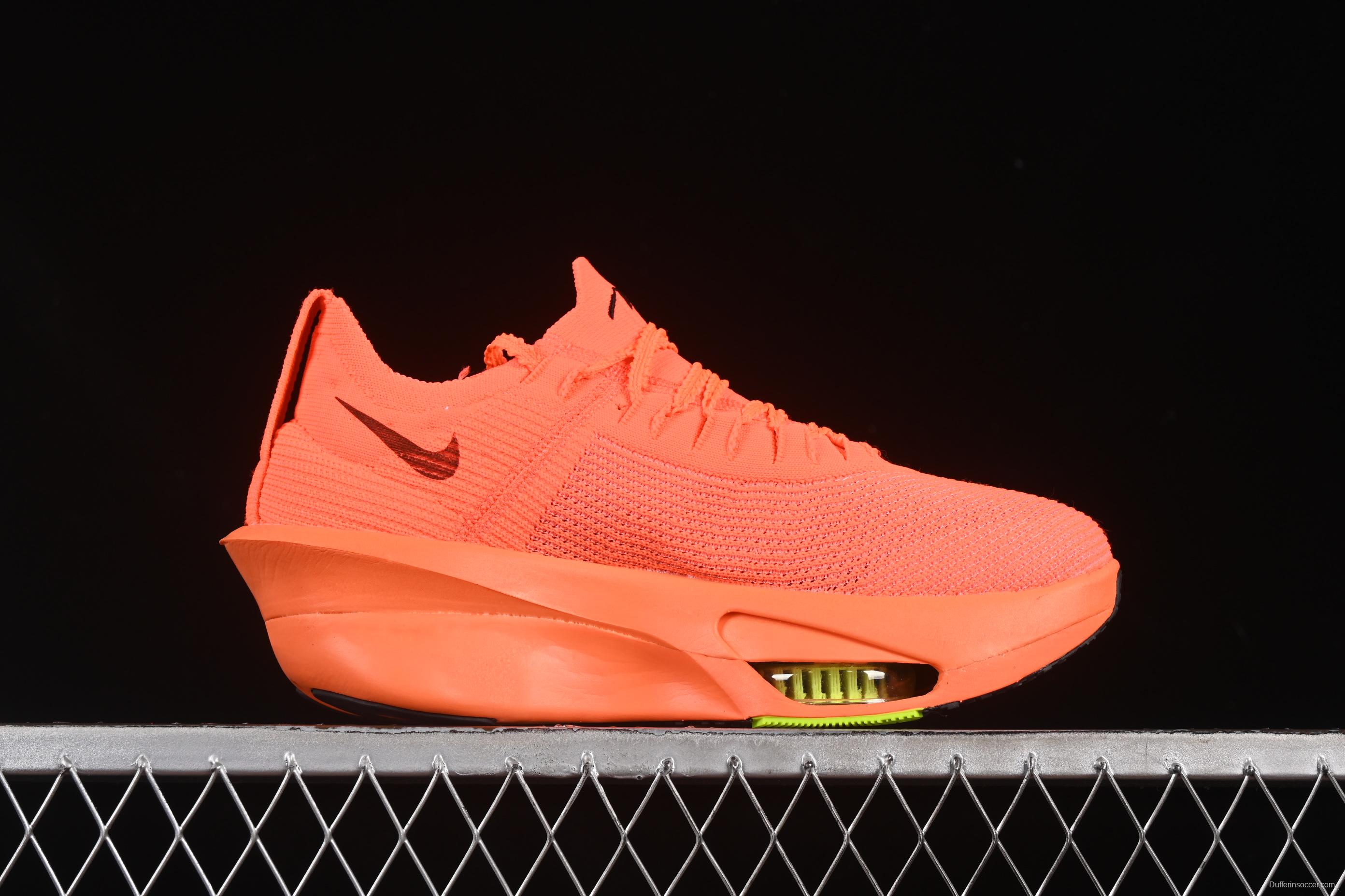 Nike Zoom AlphaFly Next 3% Prototype Marathon Running Shoes with Dual Air Zoom Cushion and ZoomX Foam - FD8315-014