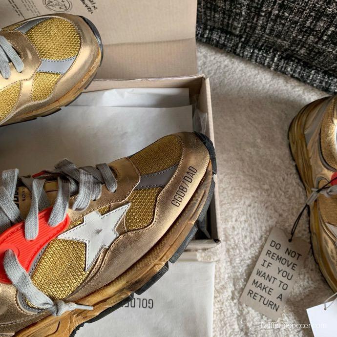 2024 Unisex GGDB Beige Grey Red Leather Mesh Sneakers