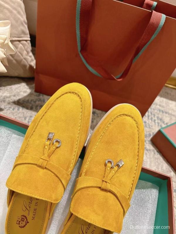 2025 LP Yellow Suede Slippers LY00360