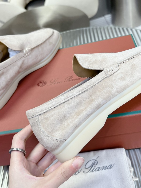 2025 Men LP Beige Suede Loafer LY00260