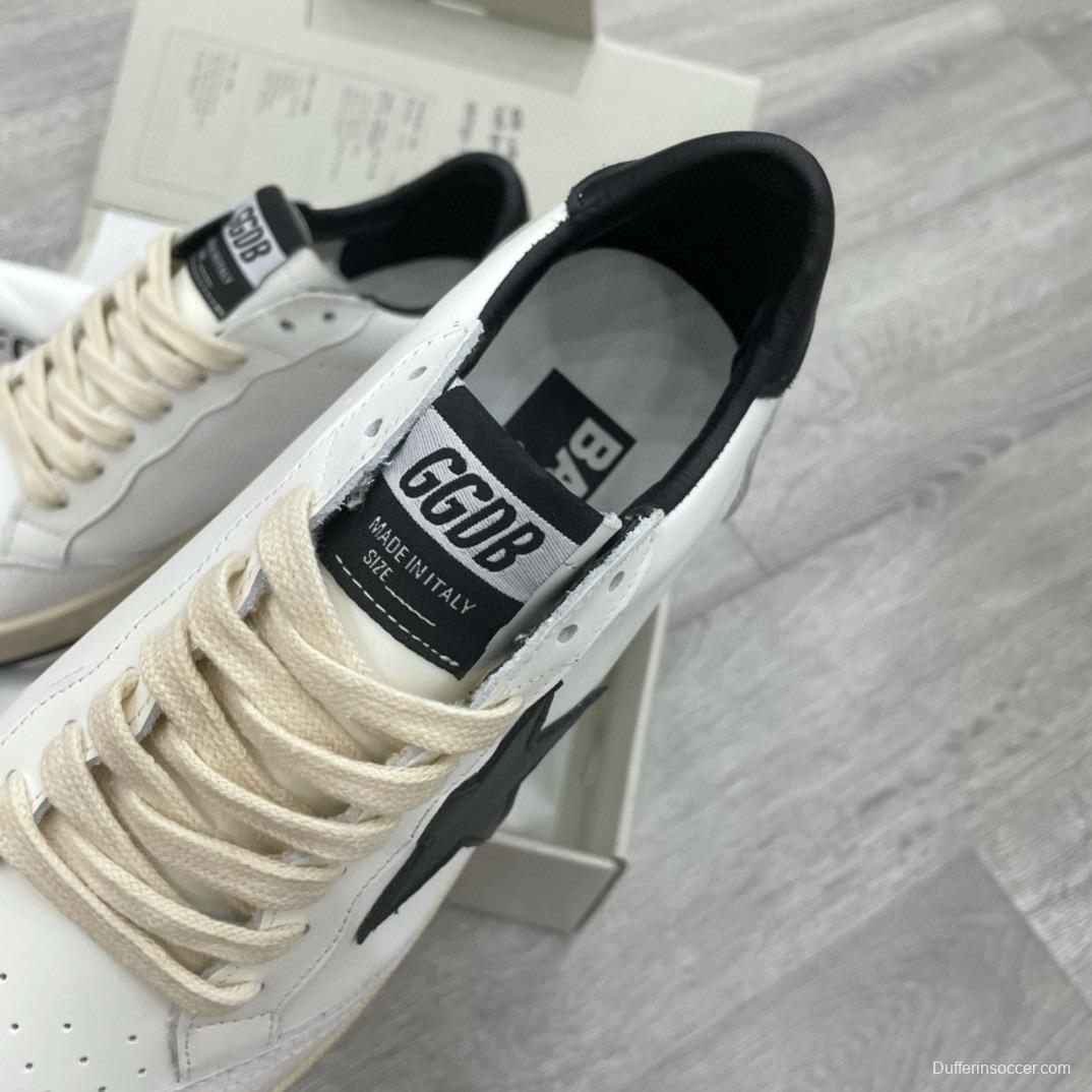 2024 Unisex GGDB White Black Leather Sneakers MJ00260