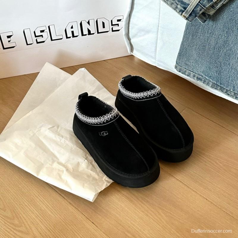 2024 UGG Black Suede Slippers