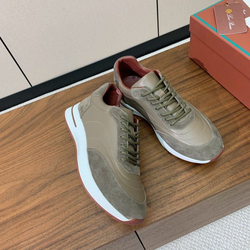 2025 Unisex LP Khaki Brown Suede Leather Sneakers LY