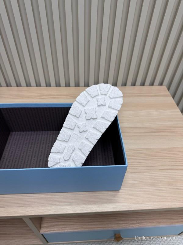 2025 Women Prada White Leather Slippers KFY00280