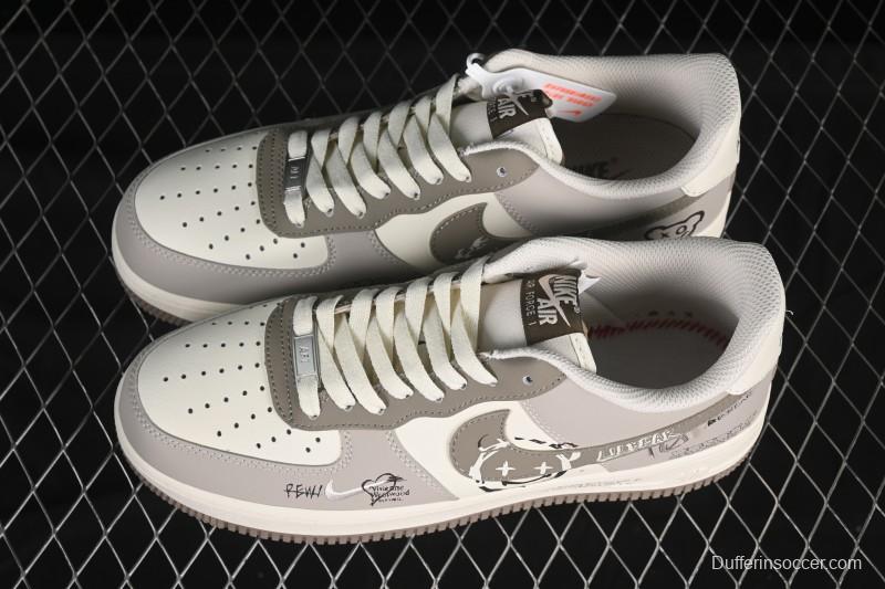 Nike Air Force 1'07 Low Smiling Bear Casual Sneakers - DB3301-881