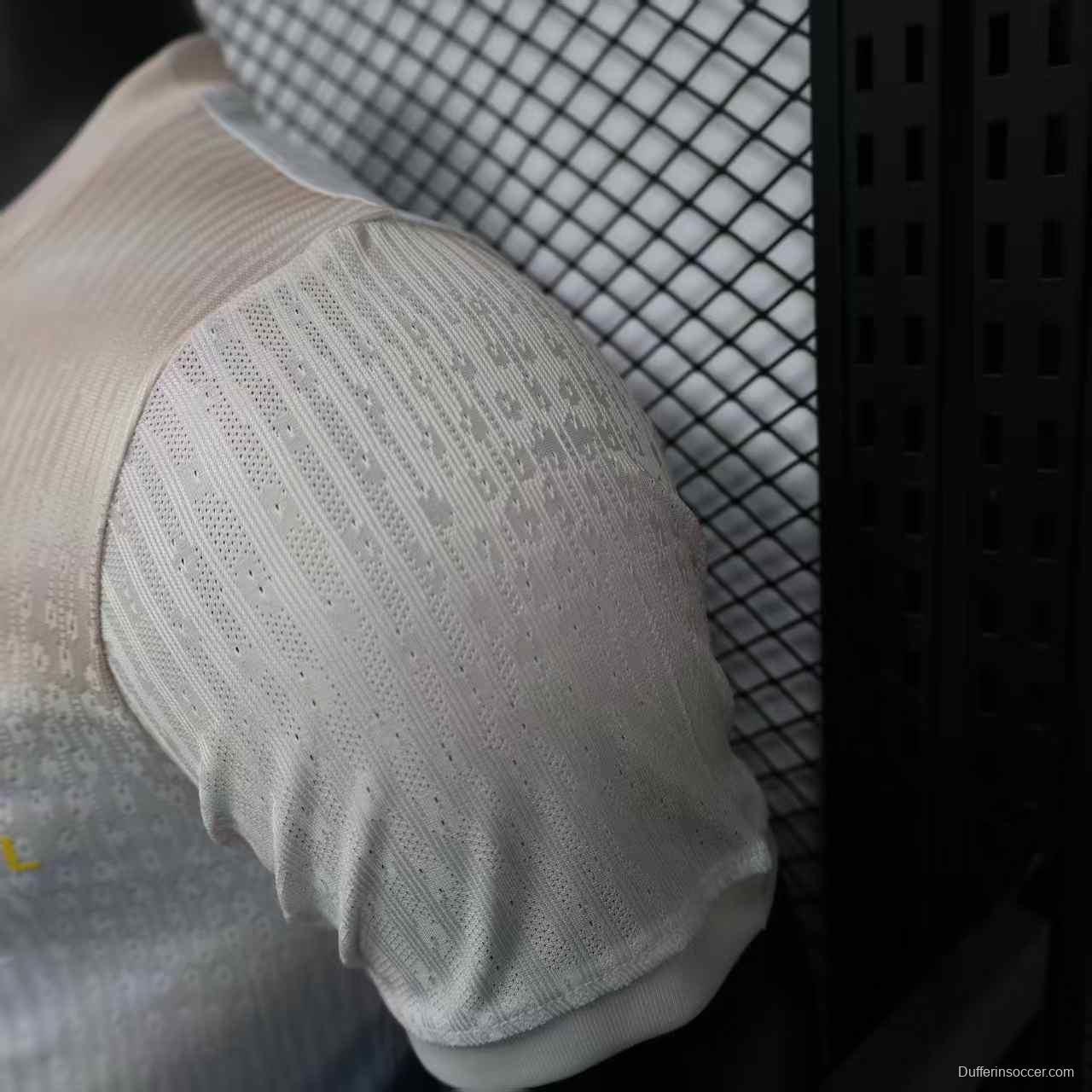 Player Version 2025 Brazil White with Jesus Praying Portrait Jersey