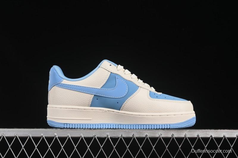 Nike Air Force 1 '07 Low Gucci Collaboration Ice Blue Low-Top Casual Sneakers - DF0188-067