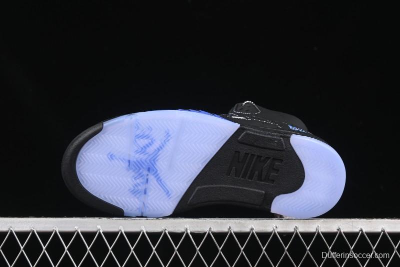 Nike Awake NY x Air Jordan 5 Black Metallic Basketball Shoes - DV4982-004