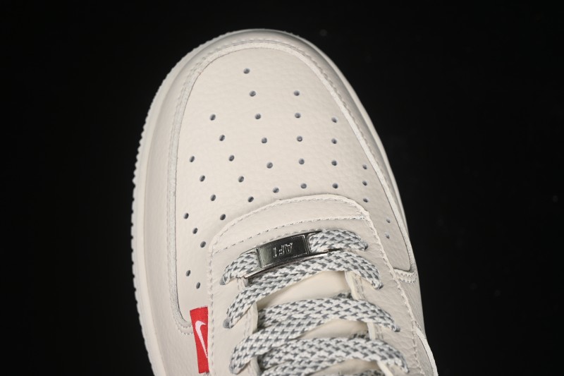 Nike Air Force 1 '07 Low Supreme Collaboration Versatile Beige Casual Sneakers - CS5288-011