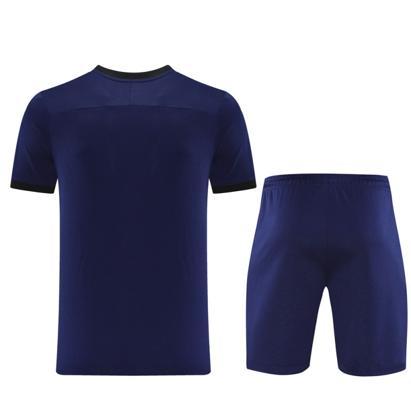 2025 NIKE Navy Short Sleeve Jersey + Shorts