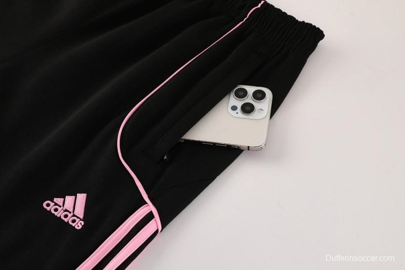 2025 Inter Miami Black Full Hoodie Zipper Jacket +Long Pants