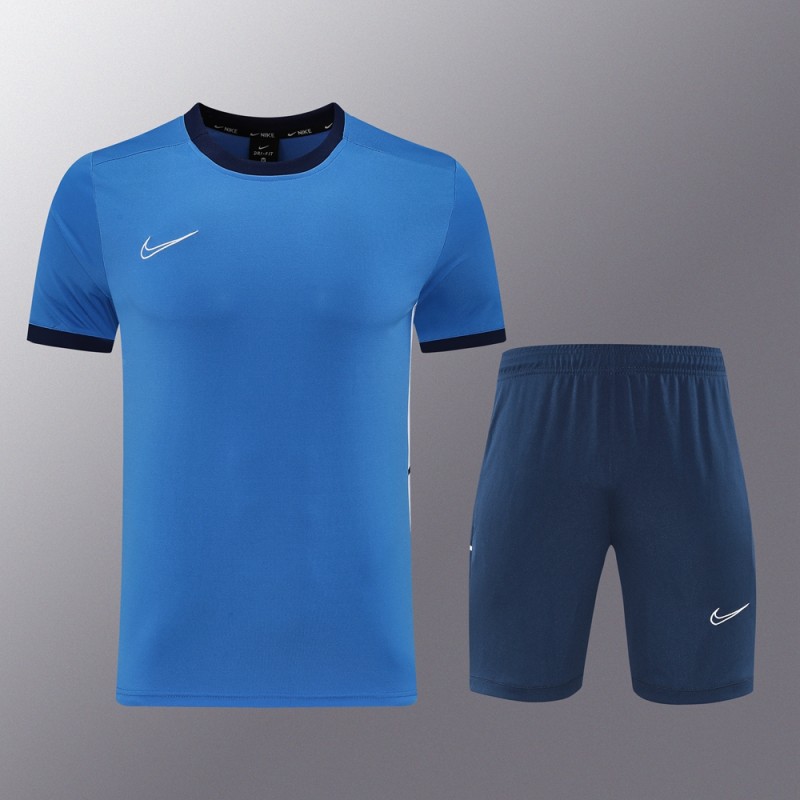 2025 Adidas Blue Short Sleeve Jersey+Shorts