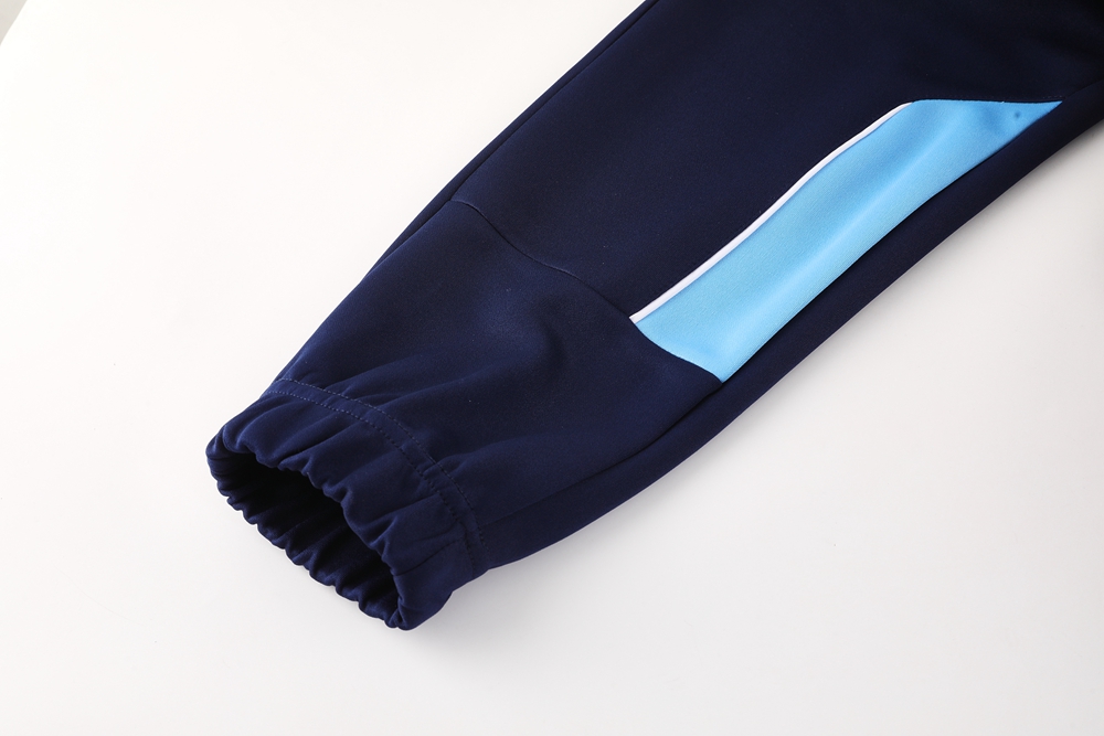25/26 Olympique Marseille Blue/Navy Full Zipper Jacket +Long Pants