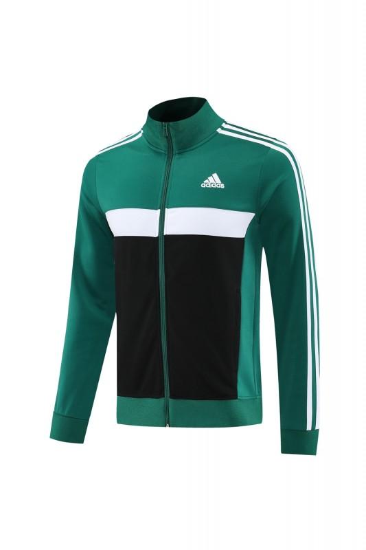 2025 Adidas Green/Black Full Zipper Jacket +Long Pants