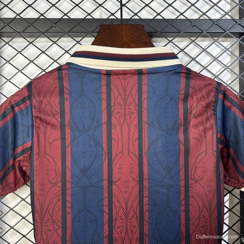 25/26 Kids Modernist FC Barcelona Polo Long Sleeve Jersey