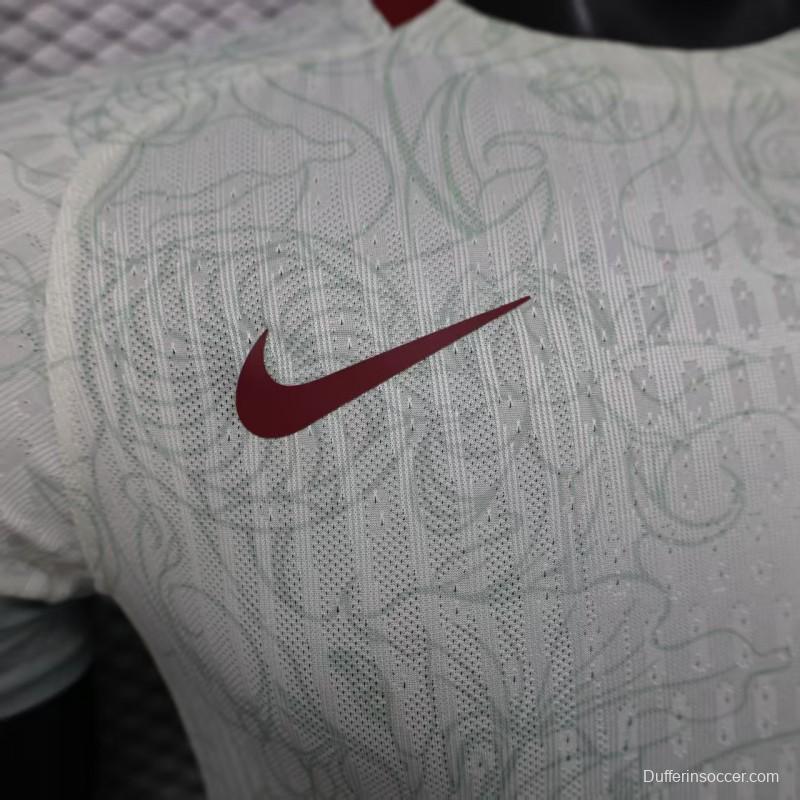 Player Version 2025 China Away WHITE  Jersey