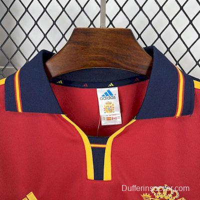Retro 1998 Spain Home Jersey