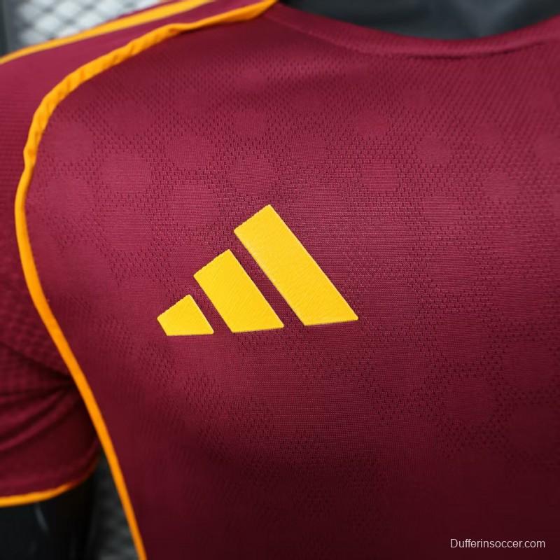 Player Version 25/26 Roma Home Jersey