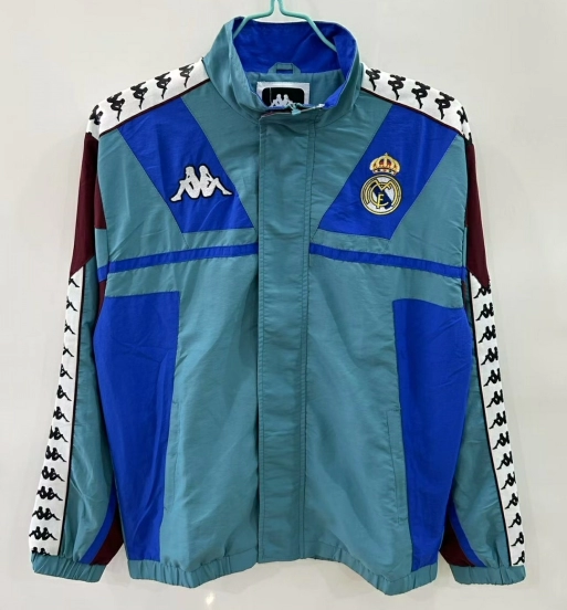 25/26 Real Madrid 1967 Style Blue Windbreaker