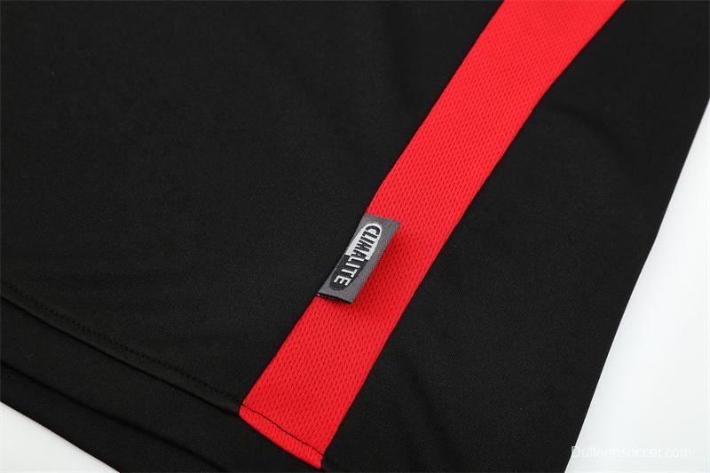 Retro 03/04 AC Milan Black Half Zipper Jacket