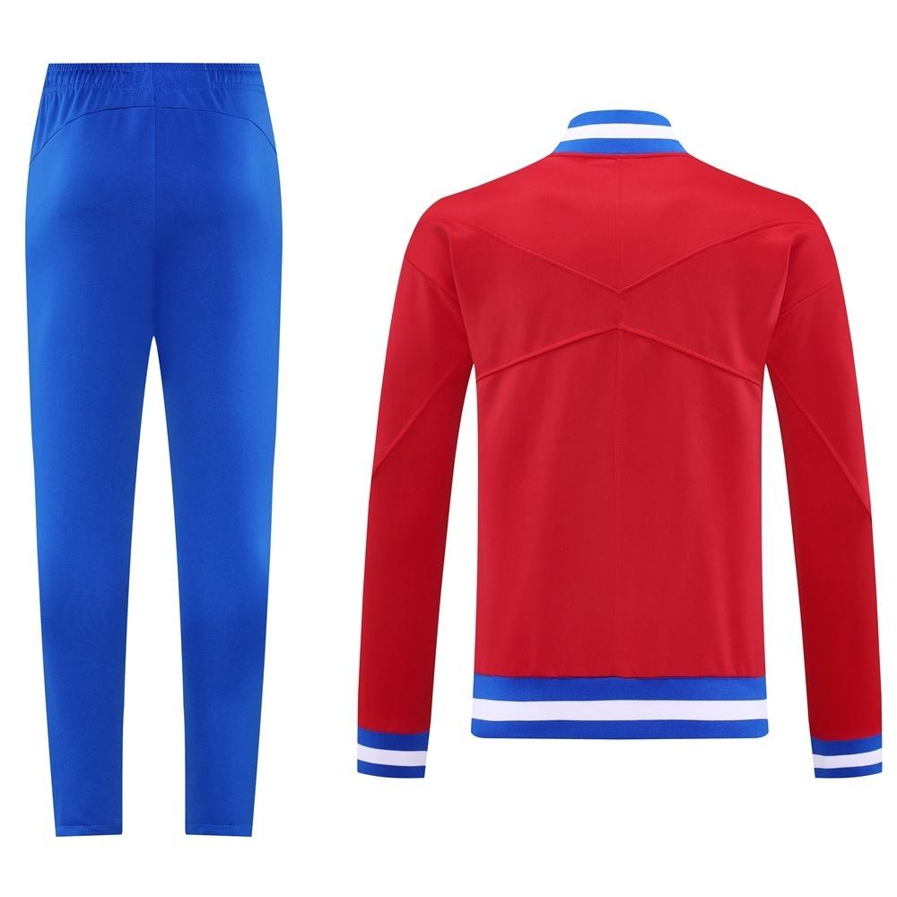 25/26 Atletico Madrid Red Full Zipper Jacket + Long Pants