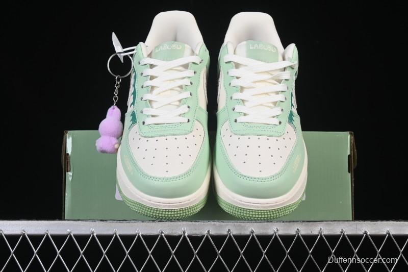 Nike Air Force 1'07 Low Casual Sneakers with Full-Length Air Cushion - KB1688-007