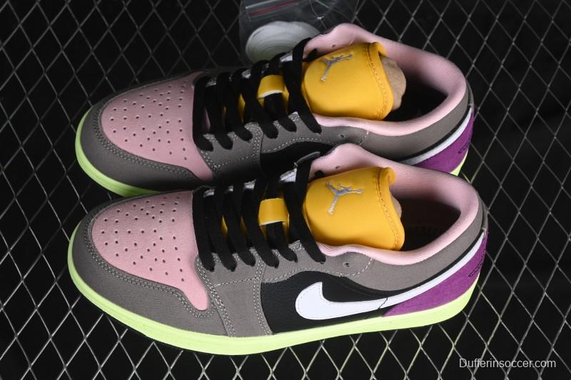 Nike Air Jordan 1 Low Tokyo Bio Hack Casual Sneakers - HQ2010-005