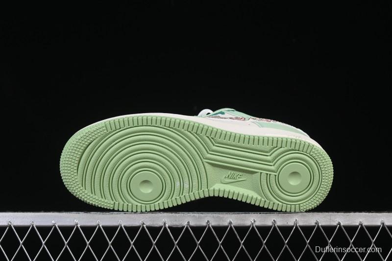 Nike Air Force 1'07 Low Casual Sneakers with Full-Length Air Cushion - KB1688-007