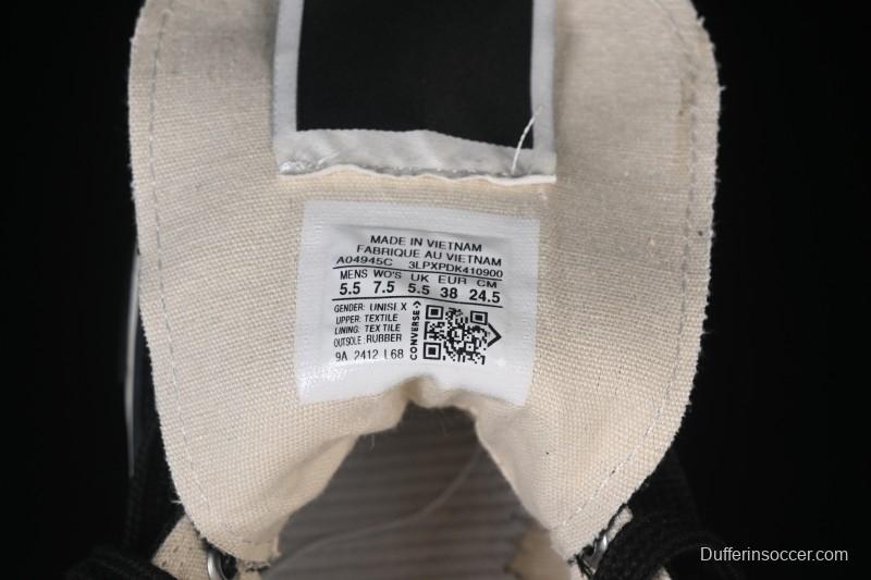 Rick Owens Drkshdw Converse Chuck 70 High Top Platform Casual Canvas Shoes - A06754C