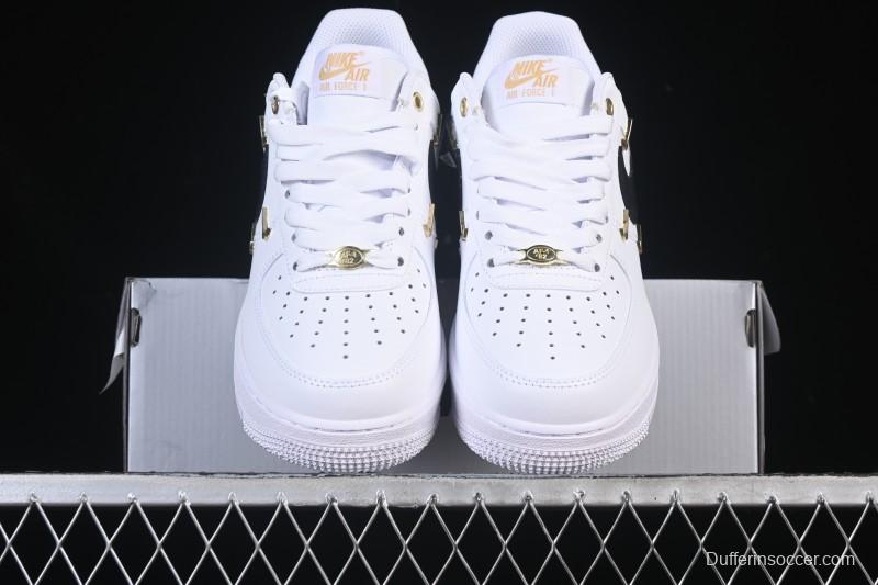 Nike Air Force 1'07 Low Four Hook Black White Casual Sneakers - ZH0316-113