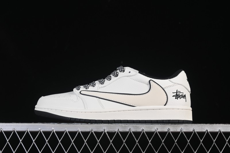 Nike AJ1 Low OG SP Travis Scott x Fragment Design x Stussy Collaboration - CS5288-503