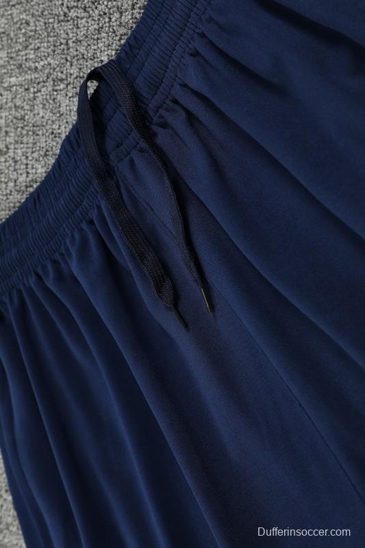 25/26 PSG Red/Blue Vest Jersey+Shorts