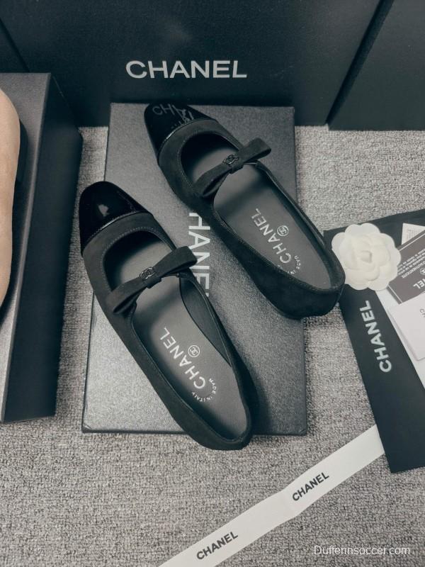 Chanel Classic Slingback Bow Flats - LY00290
