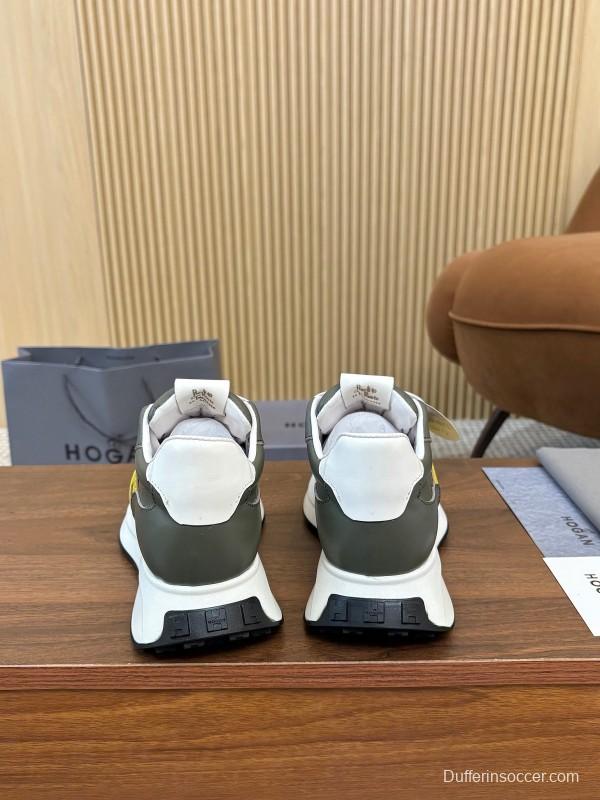 Hogan H-STRIPES Series Couple Thick Sole Dad Shoes Flying Boat Shoes Casual Sports Shoes - AS00350