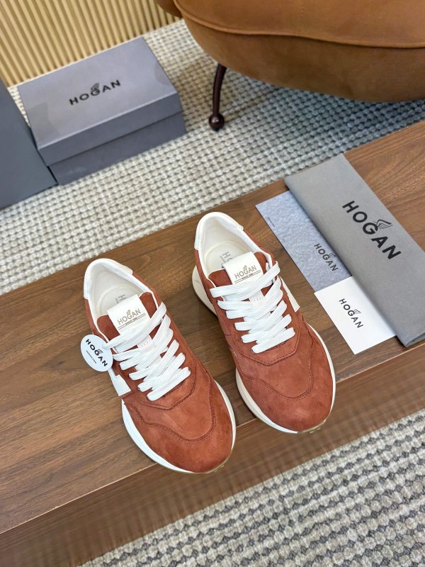 Hogan H-STRIPES Series Couple Thick Sole Dad Shoes Sneakers - AS00350